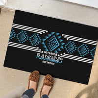 Aotearoa Atua Ranginui Rubber Doormat Maori Sky Father Taniko Motifs LT14 - Polynesian Pride