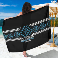 Aotearoa Atua Ranginui Sarong Maori Sky Father Taniko Motifs LT14 One Size 44 x 66 inches Blue - Polynesian Pride