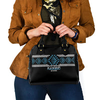 Aotearoa Atua Ranginui Shoulder Handbag Maori Sky Father Taniko Motifs LT14 - Polynesian Pride