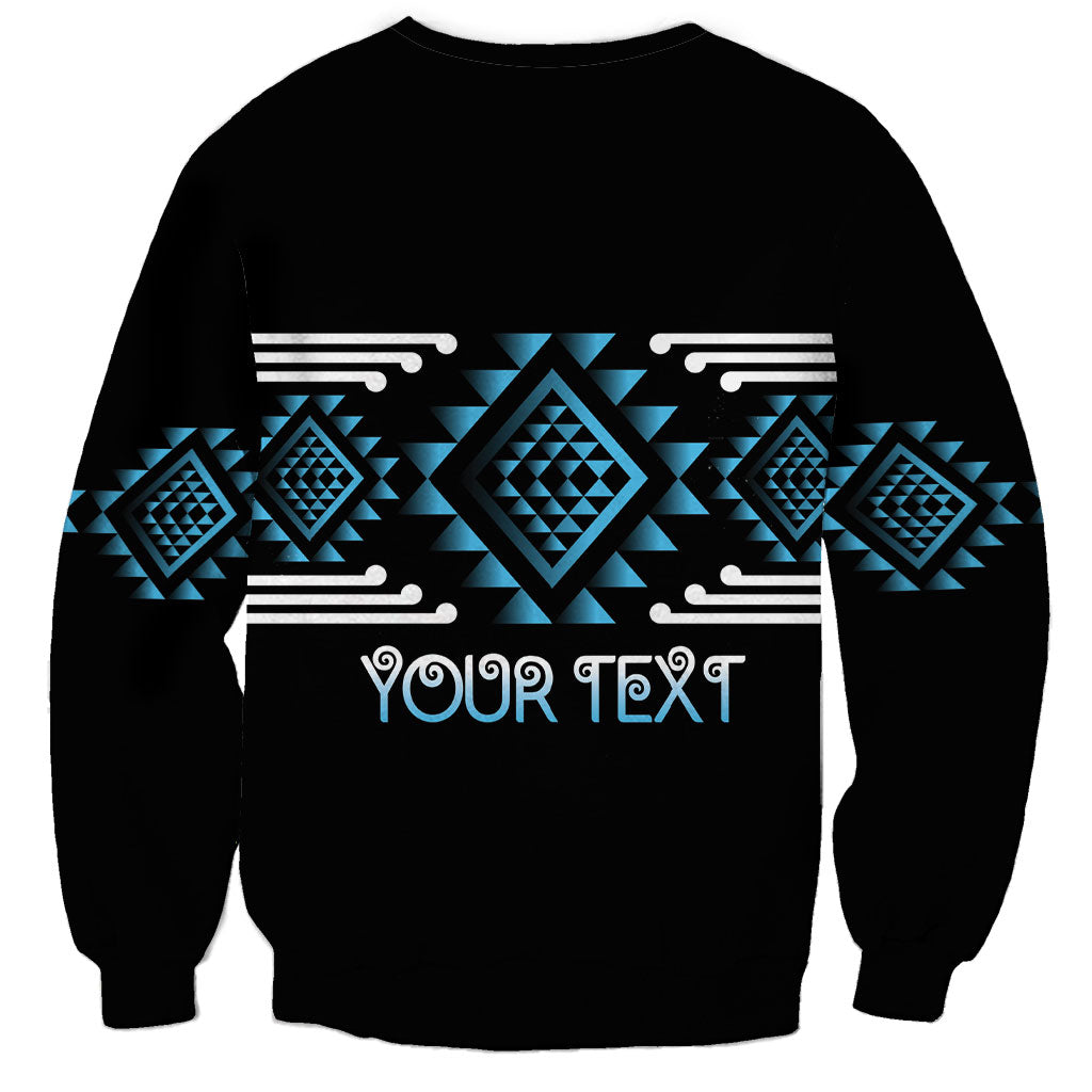 Aotearoa Atua Ranginui Personalised Sweatshirt Maori Sky Father Taniko Motifs LT14 - Polynesian Pride