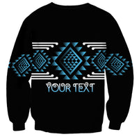 Aotearoa Atua Ranginui Personalised Sweatshirt Maori Sky Father Taniko Motifs LT14 - Polynesian Pride