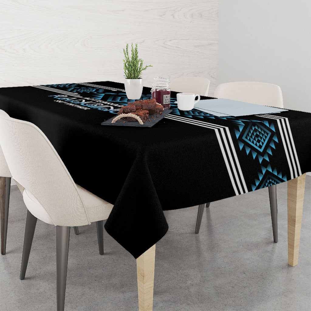 Aotearoa Atua Ranginui Tablecloth Maori Sky Father Taniko Motifs LT14 - Polynesian Pride