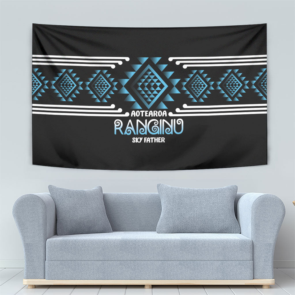 Aotearoa Atua Ranginui Tapestry Maori Sky Father Taniko Motifs LT14 - Polynesian Pride