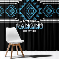 Aotearoa Atua Ranginui Window Curtain Maori Sky Father Taniko Motifs LT14 - Polynesian Pride