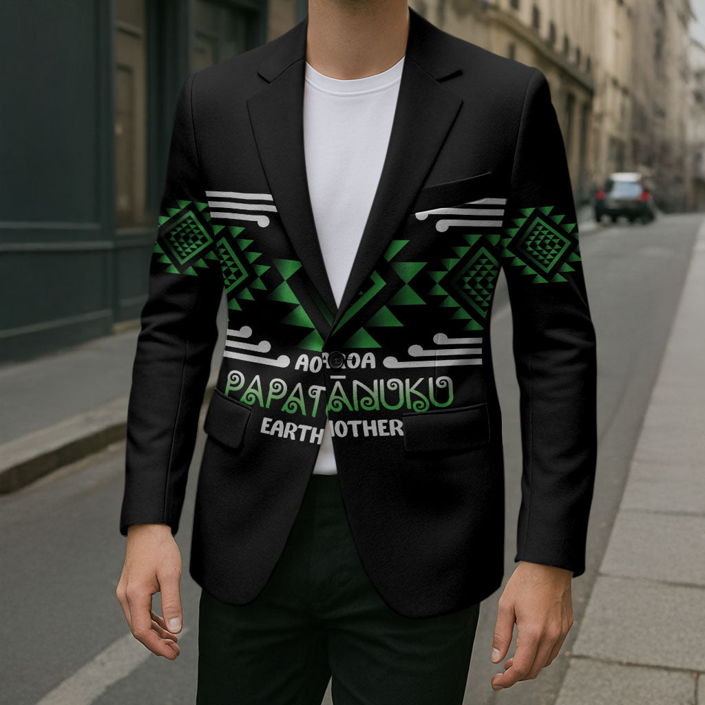 Aotearoa Atua Papatuanuku Personalised Blazer Maori Earth Mother Taniko Motifs LT14 - Polynesian Pride