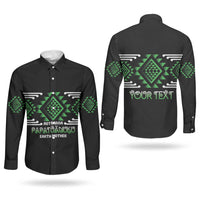 Aotearoa Atua Papatuanuku Personalised Couples Matching Summer Maxi Dress and Long Sleeve Button Shirt Maori Earth Mother Taniko Motifs LT14 - Polynesian Pride