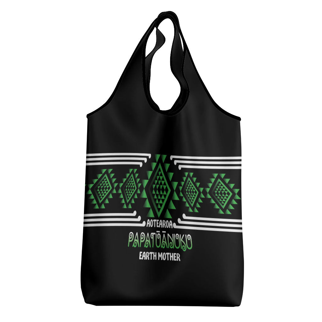 Aotearoa Atua Papatuanuku Grocery Bag Maori Earth Mother Taniko Motifs LT14 - Polynesian Pride