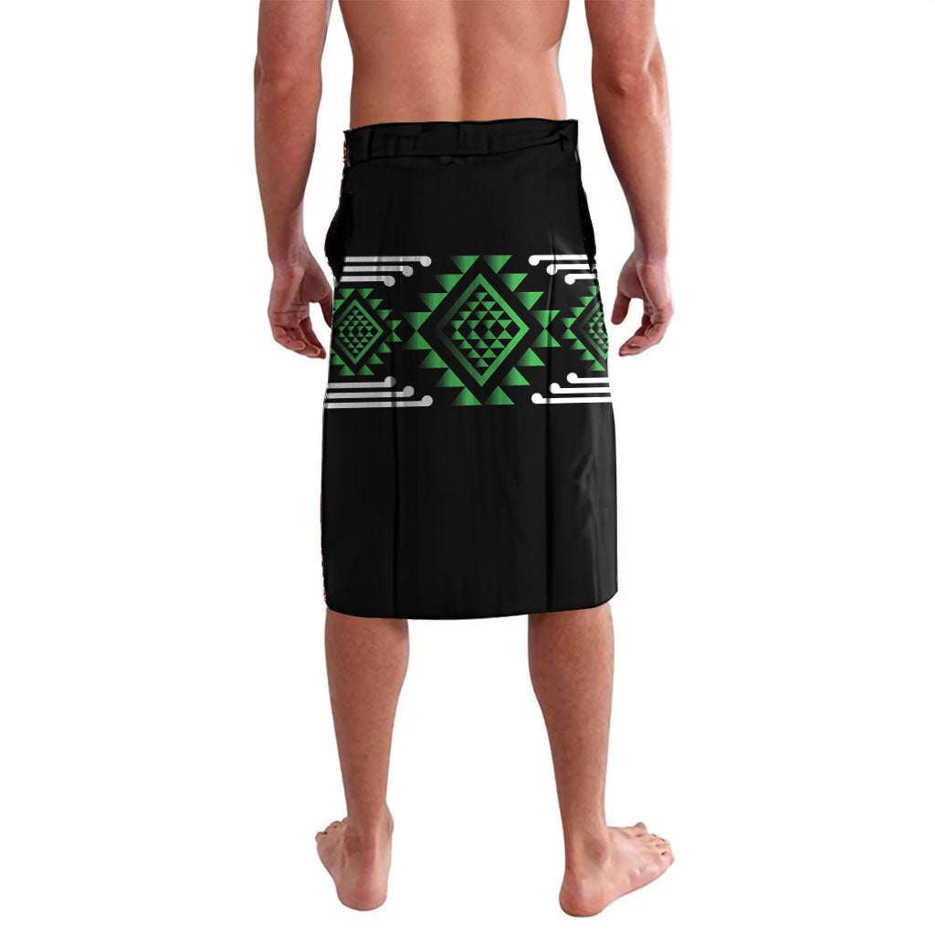 Aotearoa Atua Papatuanuku Personalised Lavalava Maori Earth Mother Taniko Motifs LT14 - Polynesian Pride
