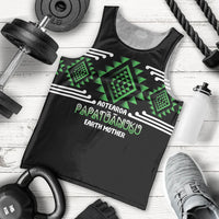 Aotearoa Atua Papatuanuku Personalised Men Tank Top Maori Earth Mother Taniko Motifs LT14 - Polynesian Pride