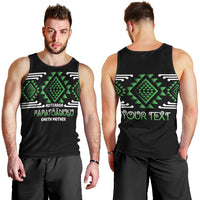 Aotearoa Atua Papatuanuku Personalised Men Tank Top Maori Earth Mother Taniko Motifs LT14 - Polynesian Pride