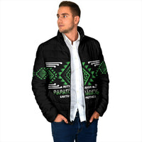 Aotearoa Atua Papatuanuku Personalised Padded Jacket Maori Earth Mother Taniko Motifs LT14 - Polynesian Pride