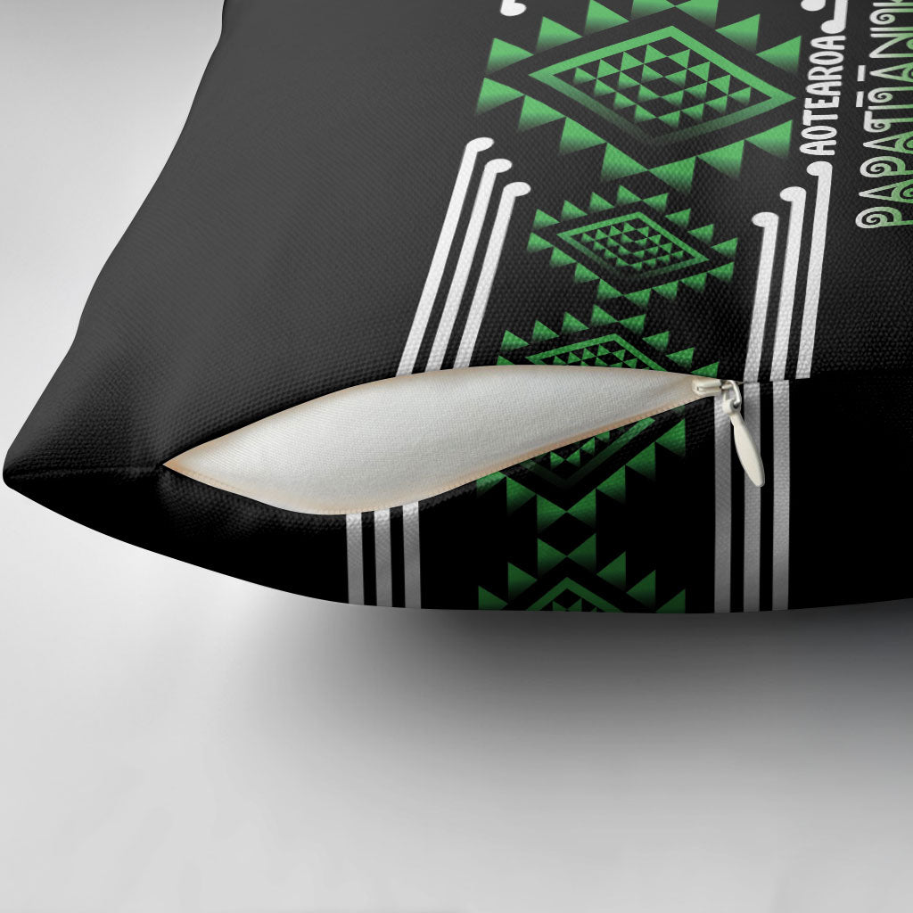 Aotearoa Atua Papatuanuku Pillow Cover Maori Earth Mother Taniko Motifs LT14 - Polynesian Pride