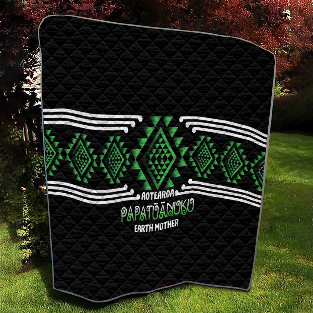 Aotearoa Atua Papatuanuku Quilt Maori Earth Mother Taniko Motifs LT14 - Polynesian Pride