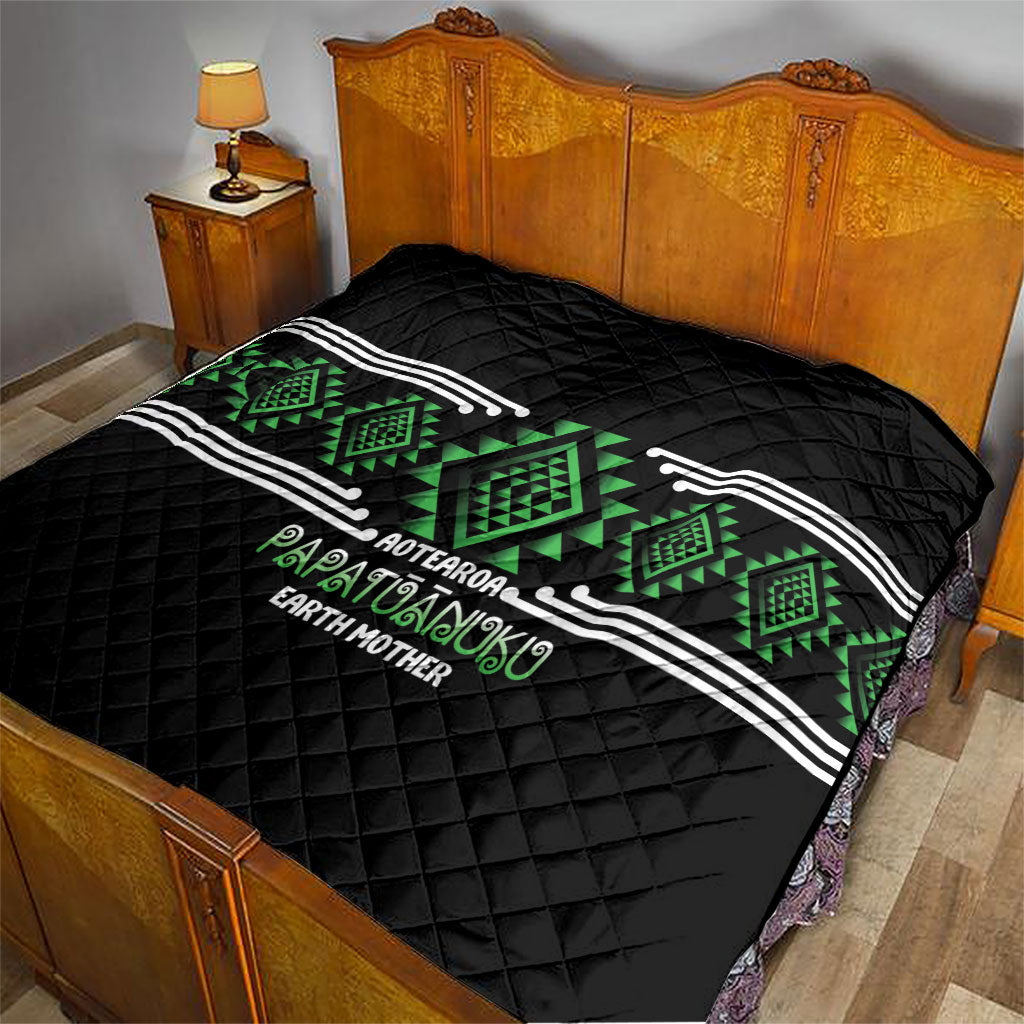 Aotearoa Atua Papatuanuku Quilt Maori Earth Mother Taniko Motifs LT14 - Polynesian Pride