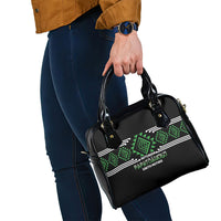 Aotearoa Atua Papatuanuku Shoulder Handbag Maori Earth Mother Taniko Motifs LT14 - Polynesian Pride