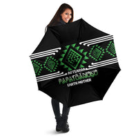 Aotearoa Atua Papatuanuku Umbrella Maori Earth Mother Taniko Motifs LT14 - Polynesian Pride