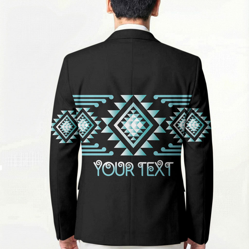 Aotearoa Atua Tangaroa Personalised Blazer Maori God Of The Sea Taniko Motifs LT14 - Polynesian Pride
