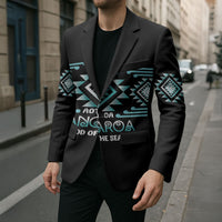 Aotearoa Atua Tangaroa Personalised Blazer Maori God Of The Sea Taniko Motifs LT14 - Polynesian Pride