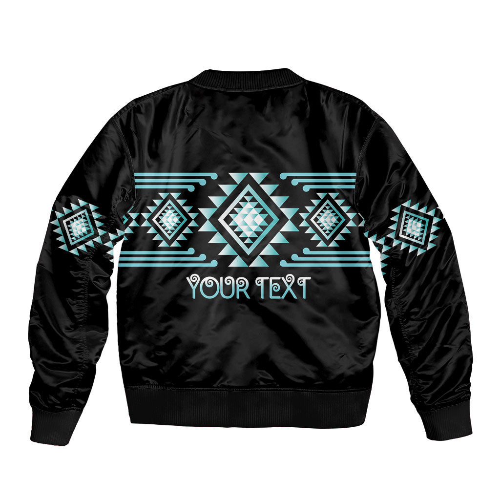 Aotearoa Atua Tangaroa Personalised Bomber Jacket Maori God Of The Sea Taniko Motifs LT14 - Polynesian Pride