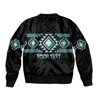Aotearoa Atua Tangaroa Personalised Bomber Jacket Maori God Of The Sea Taniko Motifs LT14 - Polynesian Pride