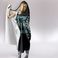 Aotearoa Atua Tangaroa Hooded Blanket Maori God Of The Sea Taniko Motifs LT14 - Polynesian Pride