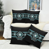 Aotearoa Atua Tangaroa Pillow Cover Maori God Of The Sea Taniko Motifs LT14 - Polynesian Pride