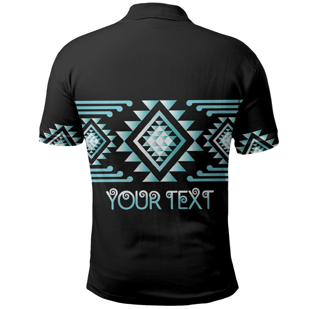 Aotearoa Atua Tangaroa Personalised Polo Shirt Maori God Of The Sea Taniko Motifs LT14 - Polynesian Pride