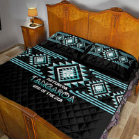 Aotearoa Atua Tangaroa Quilt Bed Set Maori God Of The Sea Taniko Motifs LT14 - Polynesian Pride
