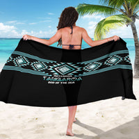 Aotearoa Atua Tangaroa Sarong Maori God Of The Sea Taniko Motifs LT14 - Polynesian Pride