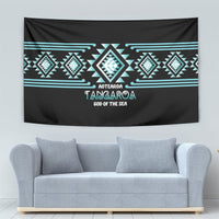 Aotearoa Atua Tangaroa Tapestry Maori God Of The Sea Taniko Motifs LT14 - Polynesian Pride