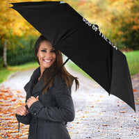 Aotearoa Atua Tangaroa Umbrella Maori God Of The Sea Taniko Motifs LT14 - Polynesian Pride