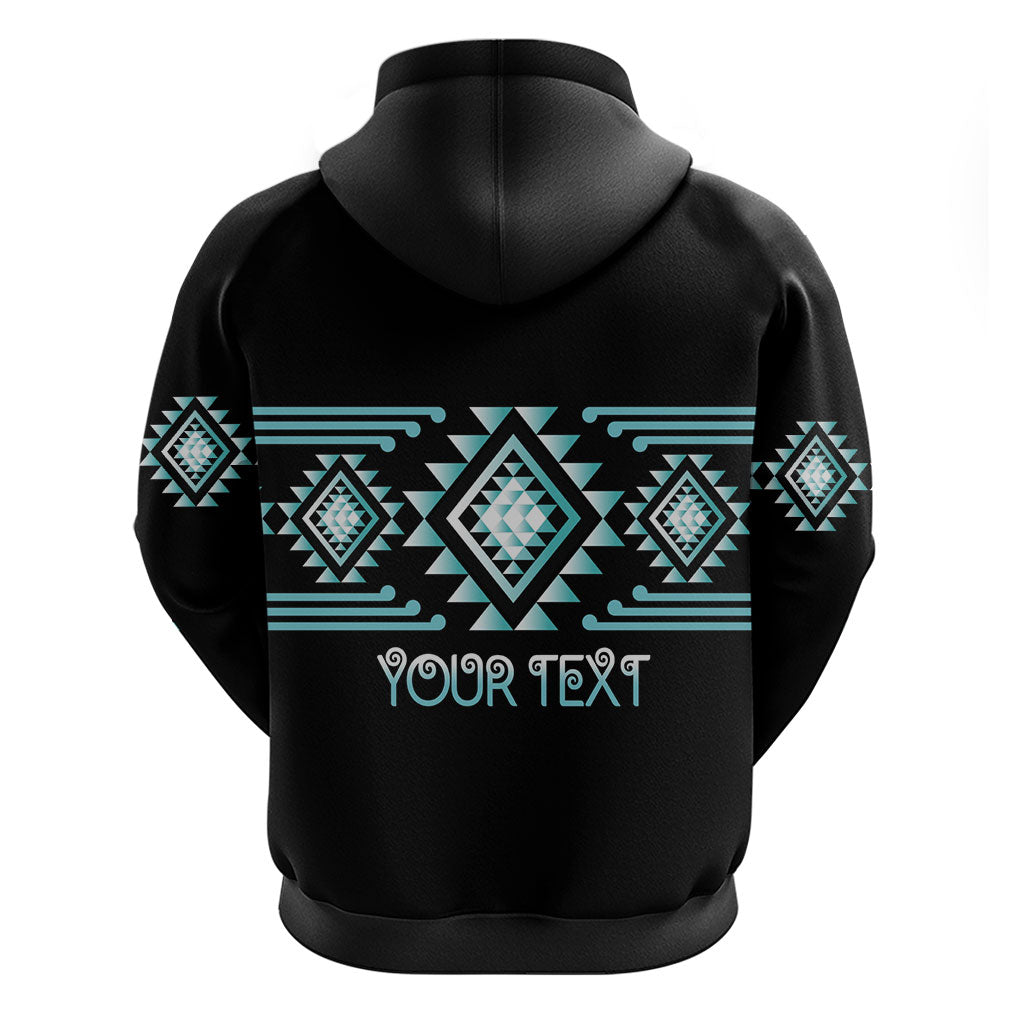 Aotearoa Atua Tangaroa Personalised Zip Hoodie Maori God Of The Sea Taniko Motifs LT14 - Polynesian Pride