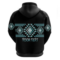 Aotearoa Atua Tangaroa Personalised Zip Hoodie Maori God Of The Sea Taniko Motifs LT14 - Polynesian Pride