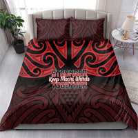 Keep Maori Wards New Zealand Bedding Set Stronger Together Aotearoa Taniko - Polynesian Pride