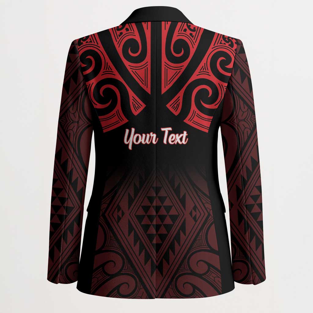Personalised Keep Maori Wards New Zealand Blazer Stronger Together Aotearoa Taniko - Polynesian Pride