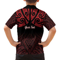 Personalised Keep Maori Wards New Zealand Family Matching Long Sleeve Bodycon Dress and Hawaiian Shirt Stronger Together Aotearoa Taniko - Polynesian Pride