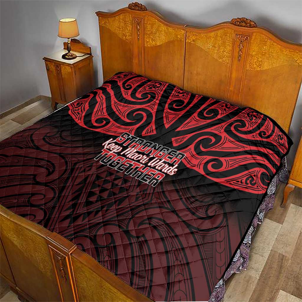 Keep Maori Wards New Zealand Quilt Stronger Together Aotearoa Taniko - Polynesian Pride