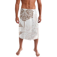 New Zealand Manta Ray Tattoo Lavalava Aotearoa Maori Haehae Beige - Polynesian Pride