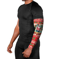 Mele Kalikimaka Hawaii Arm Sleeves Funny Beer-Loving Santa Hawaiian Tropical LT14 - Polynesian Pride