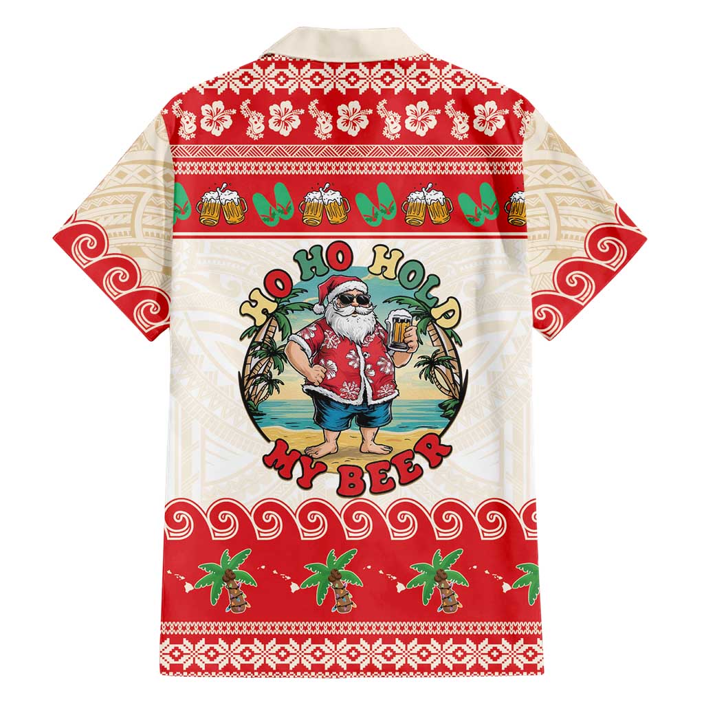 Mele Kalikimaka Hawaii Family Matching Summer Maxi Dress and Hawaiian Shirt Funny Beer-Loving Santa Hawaiian Tropical LT14 - Polynesian Pride