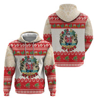Mele Kalikimaka Hawaii Hoodie Funny Beer-Loving Santa Hawaiian Tropical LT14 - Polynesian Pride