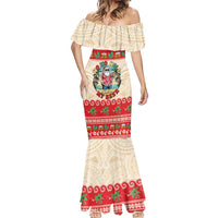 Mele Kalikimaka Hawaii Mermaid Dress Funny Beer-Loving Santa Hawaiian Tropical - Polynesian Pride