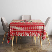 Mele Kalikimaka Hawaii Tablecloth Funny Beer-Loving Santa Hawaiian Tropical LT14 - Polynesian Pride