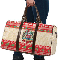 Mele Kalikimaka Hawaii Travel Bag Funny Beer-Loving Santa Hawaiian Tropical LT14 - Polynesian Pride
