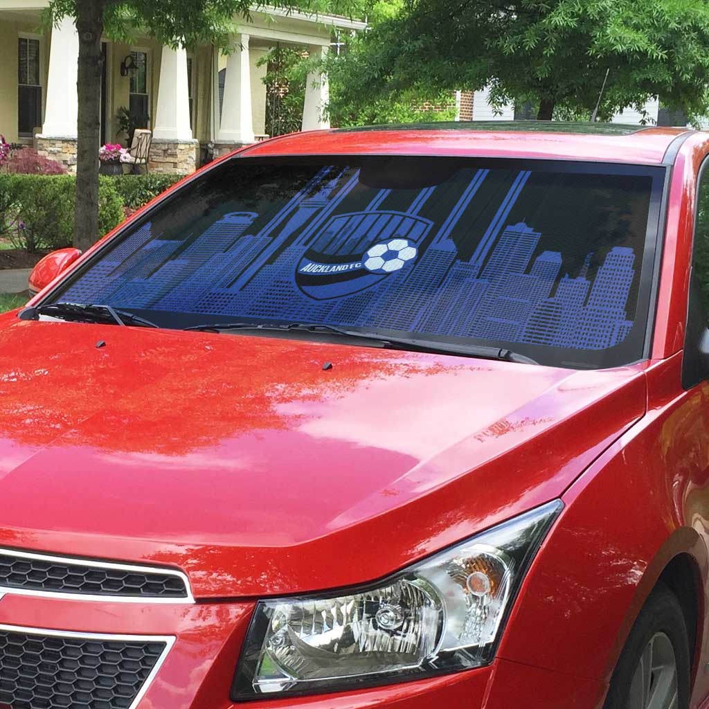 New Zealand Auckland Football Custom Auto Sun Shade Go City of Sails Est 2025