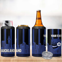 New Zealand Auckland Football Custom 4 in 1 Can Cooler Tumbler Go City of Sails Est 2025