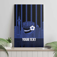 New Zealand Auckland Football Custom Canvas Wall Art Go City of Sails Est 2025