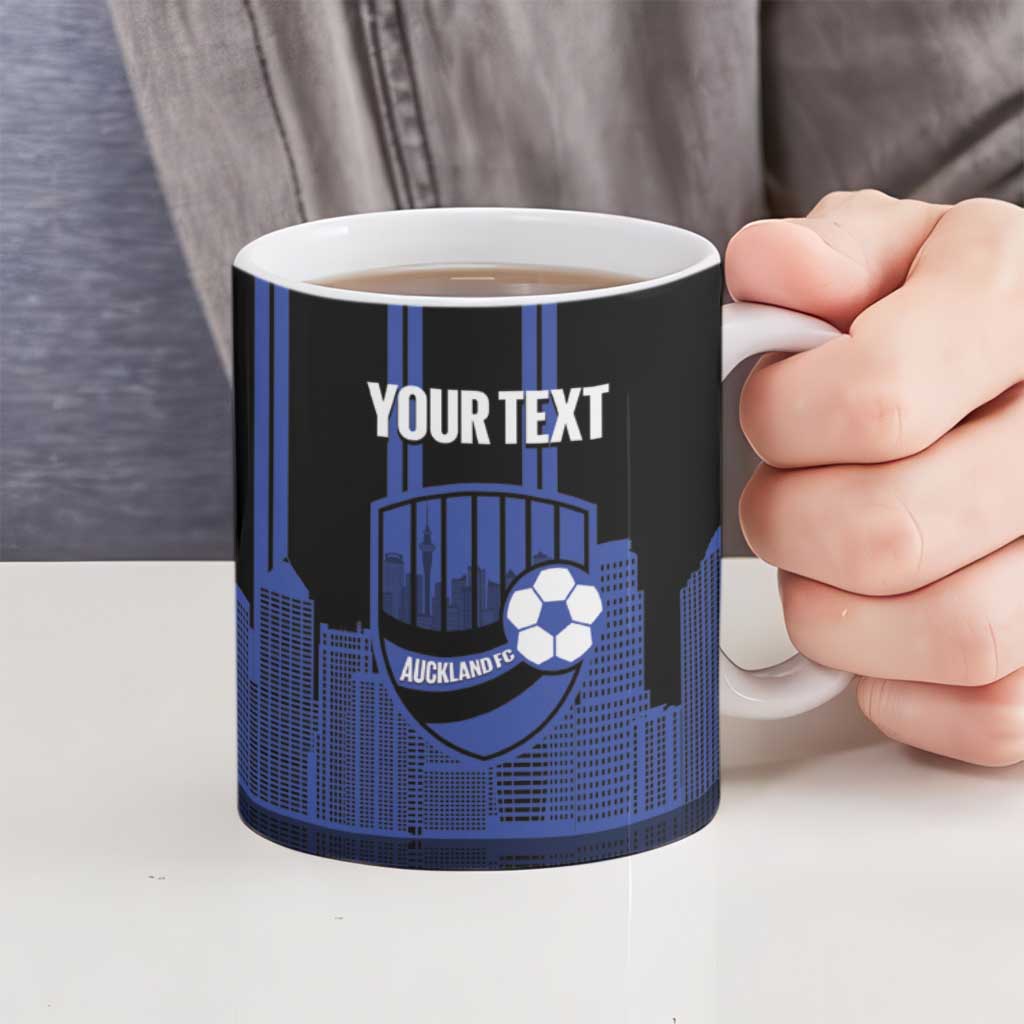New Zealand Auckland Football Custom Ceramic Mug Go City of Sails Est 2025