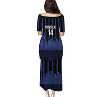 New Zealand Auckland Football Custom Family Matching Puletasi and Hawaiian Shirt Go City of Sails Est 2025