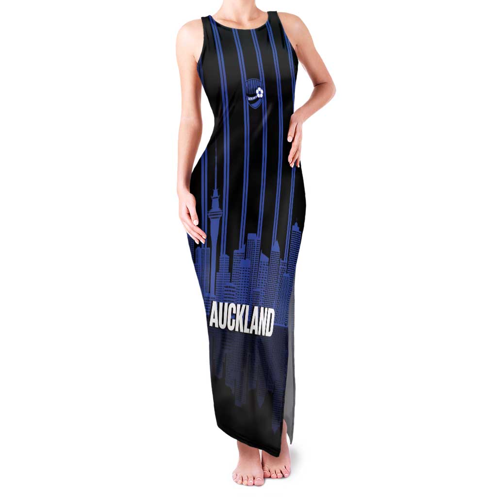 New Zealand Auckland Football Custom Family Matching Tank Maxi Dress and Hawaiian Shirt Go City of Sails Est 2025